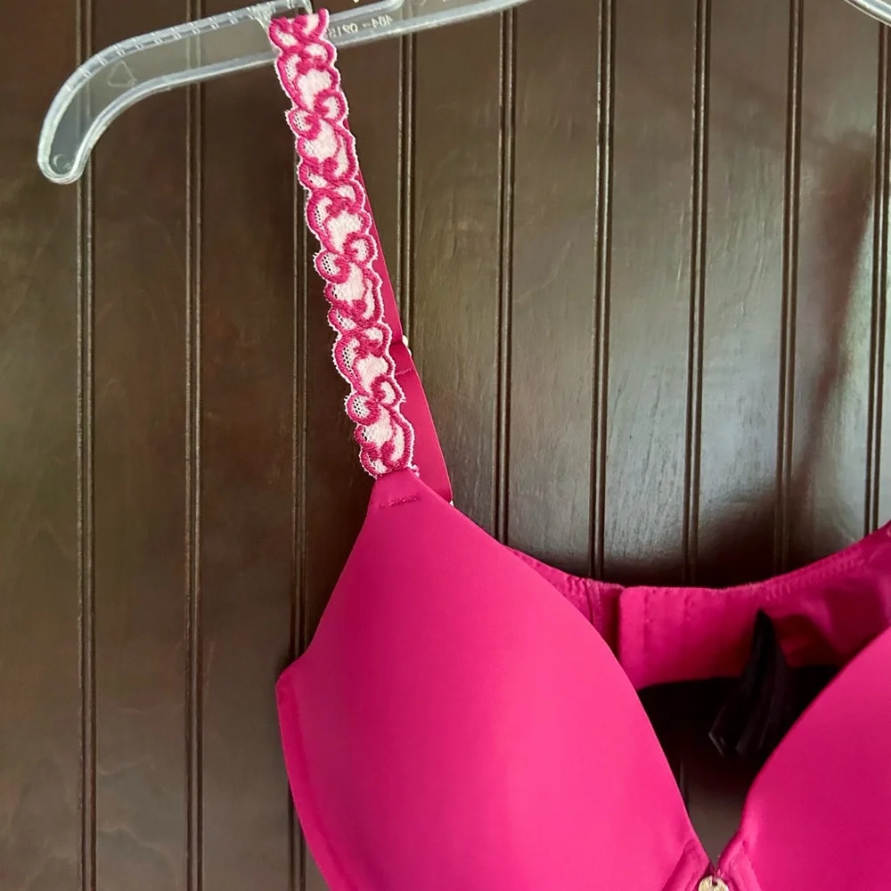 NATORI Pure Luxe Custom Coverage Contour Underwire Bra Embroidered Straps | 32D